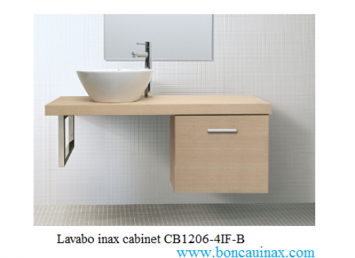 Lavabo inax cabinet CB1206-4IF-B